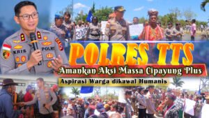Polres TTS Amankan Aksi Damai Aliansi Cipayung Plus, Aspirasi Warga Dikawal Humanis