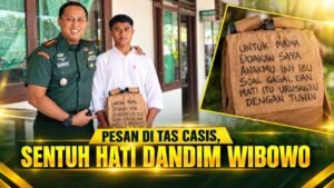 Pesan Di Tas Casis, Sentuh Hati Dandim Wibowo