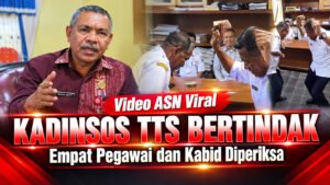 Video ASN Dinsos TTS Viral di Medsos, Yordan Betty BAP Empat Pegawai dan Kabid Linjamsos